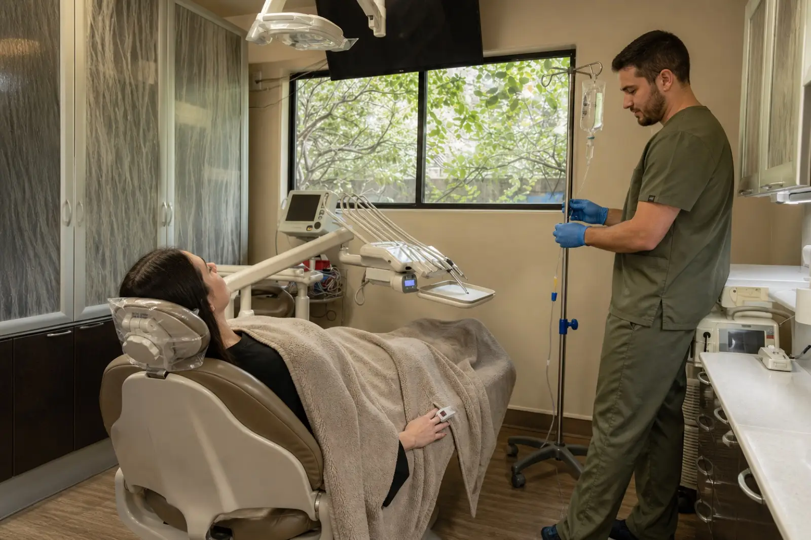 Comfortable IV sedation dentistry